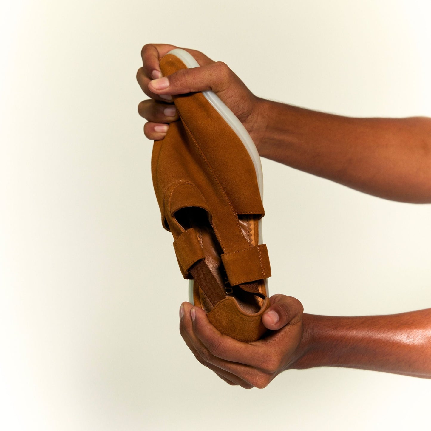 Summer Peshauri | Light Tan Suede