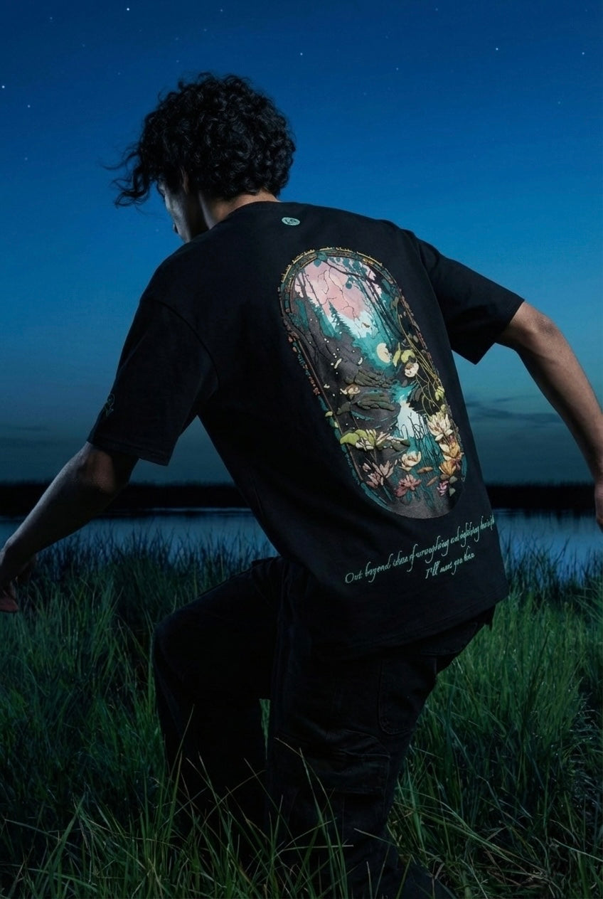 Different World Tee Black