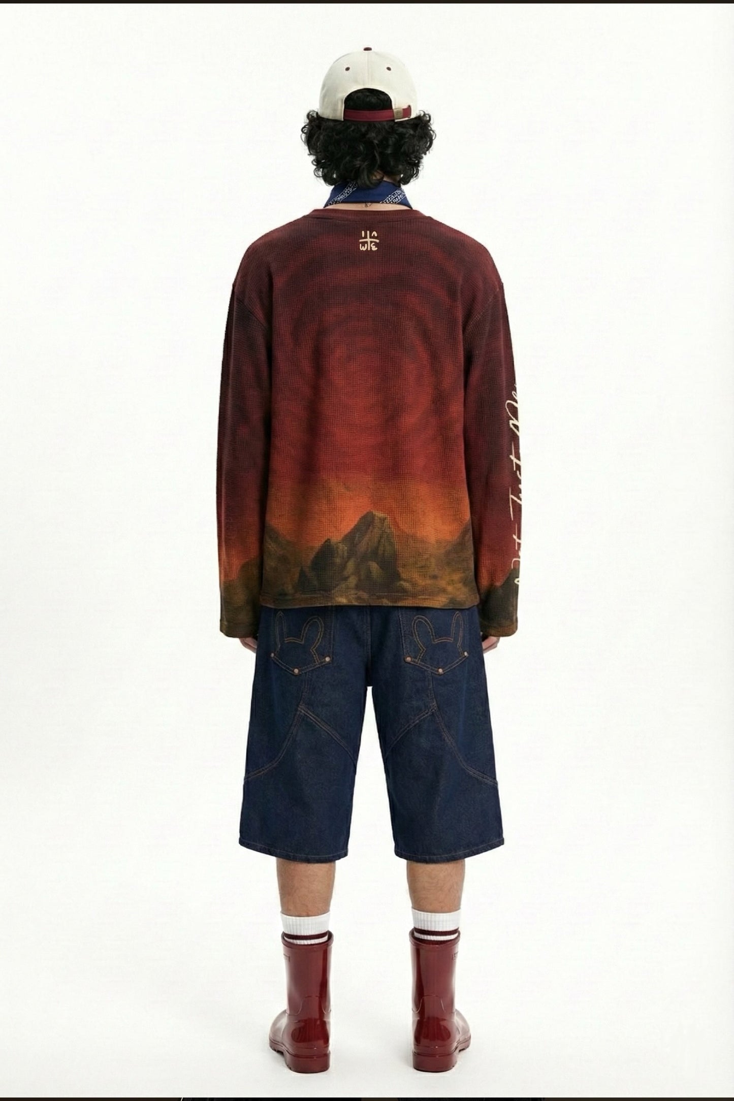 Emerald Dragon Full Sleeve Waffle Tee