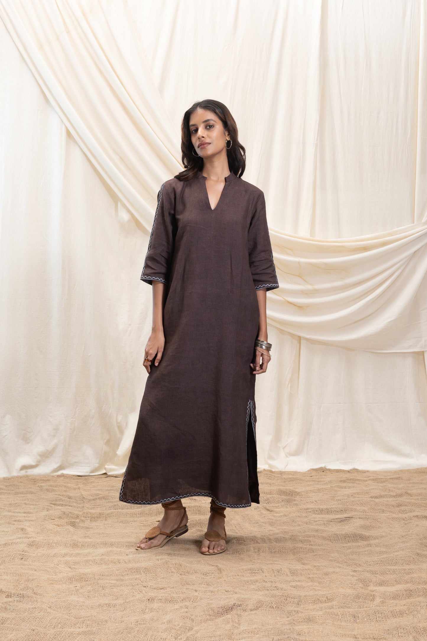 A-Line Maxi Dress with slit