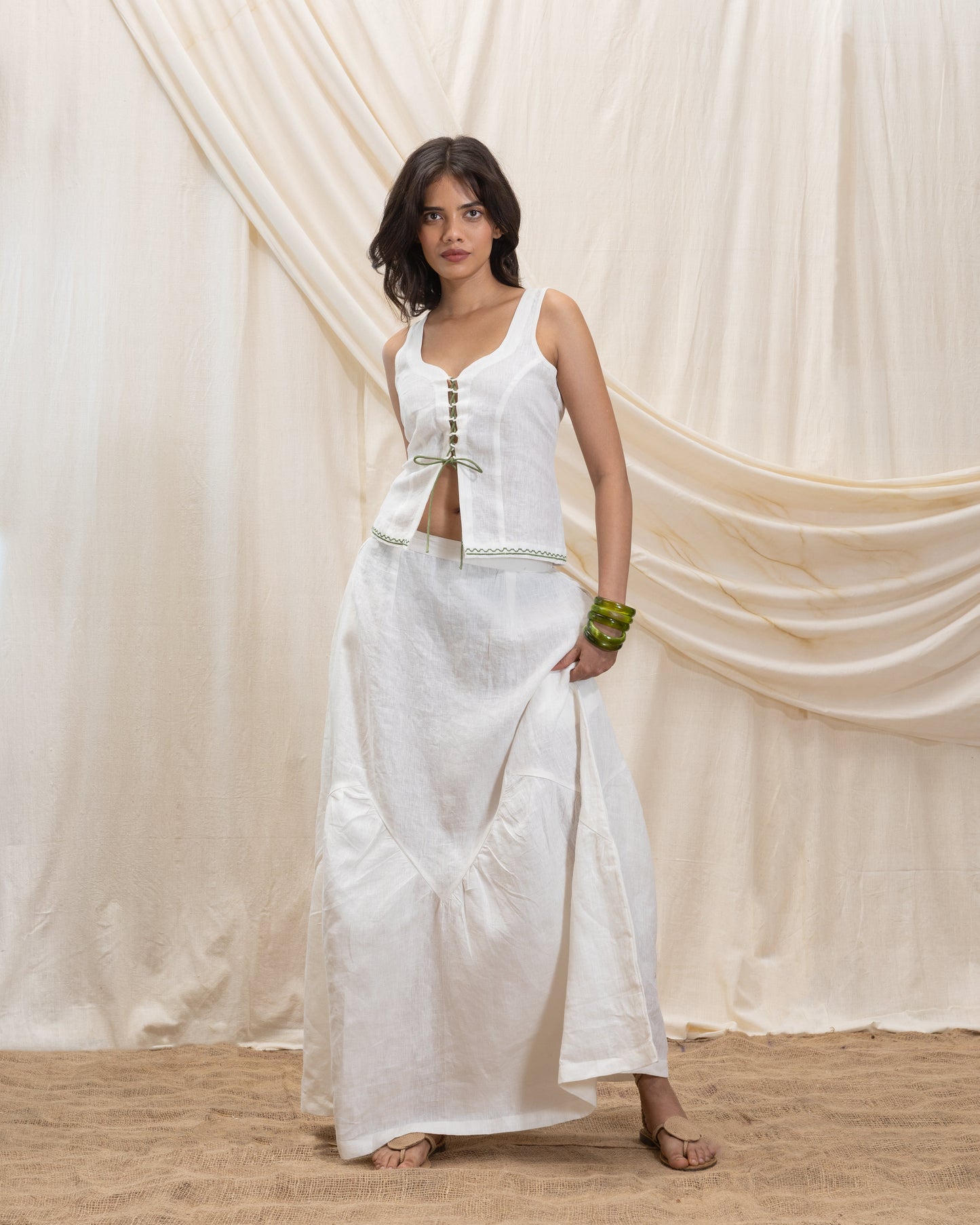 Soft Pleated Skirt