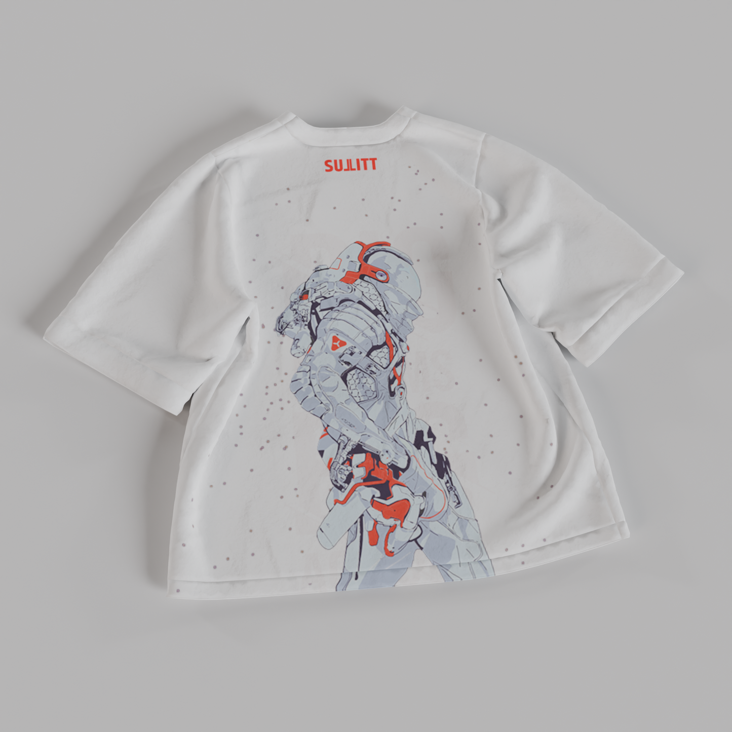 MOON WALKER WHITE OVERSIZED T-SHIRT