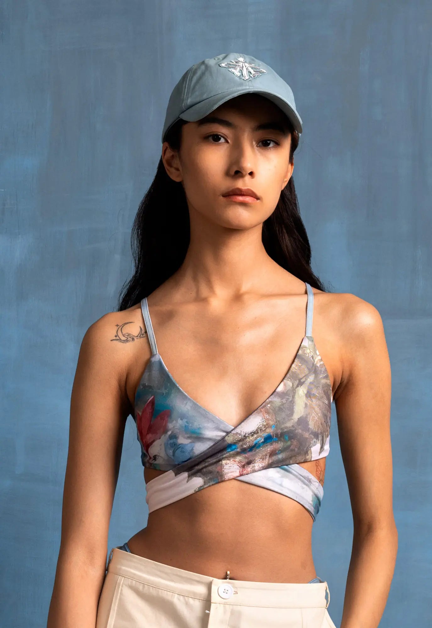 Dream of the Orient Swim Wrap Top