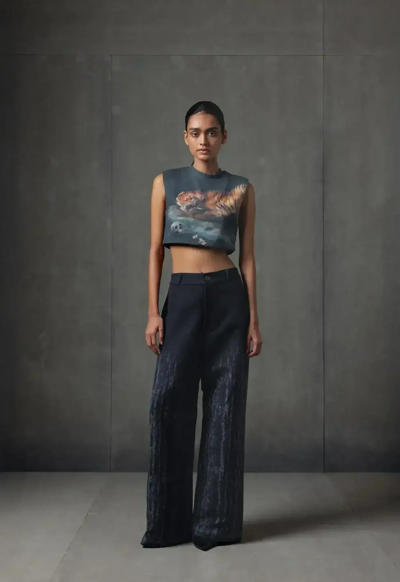 Four Continents Cropped Tee