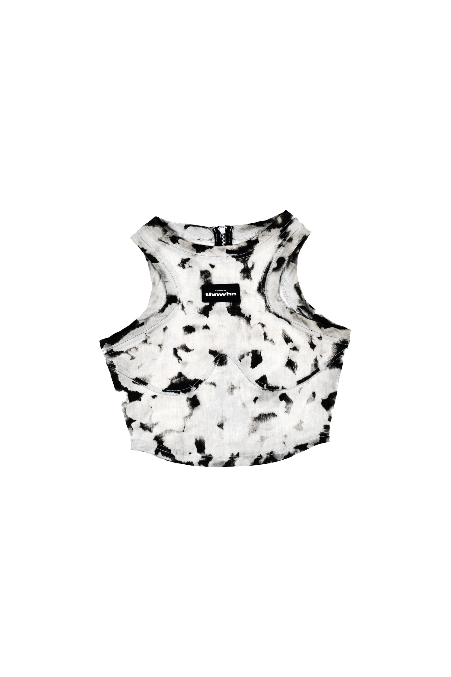 Spilled Ink Crop Top