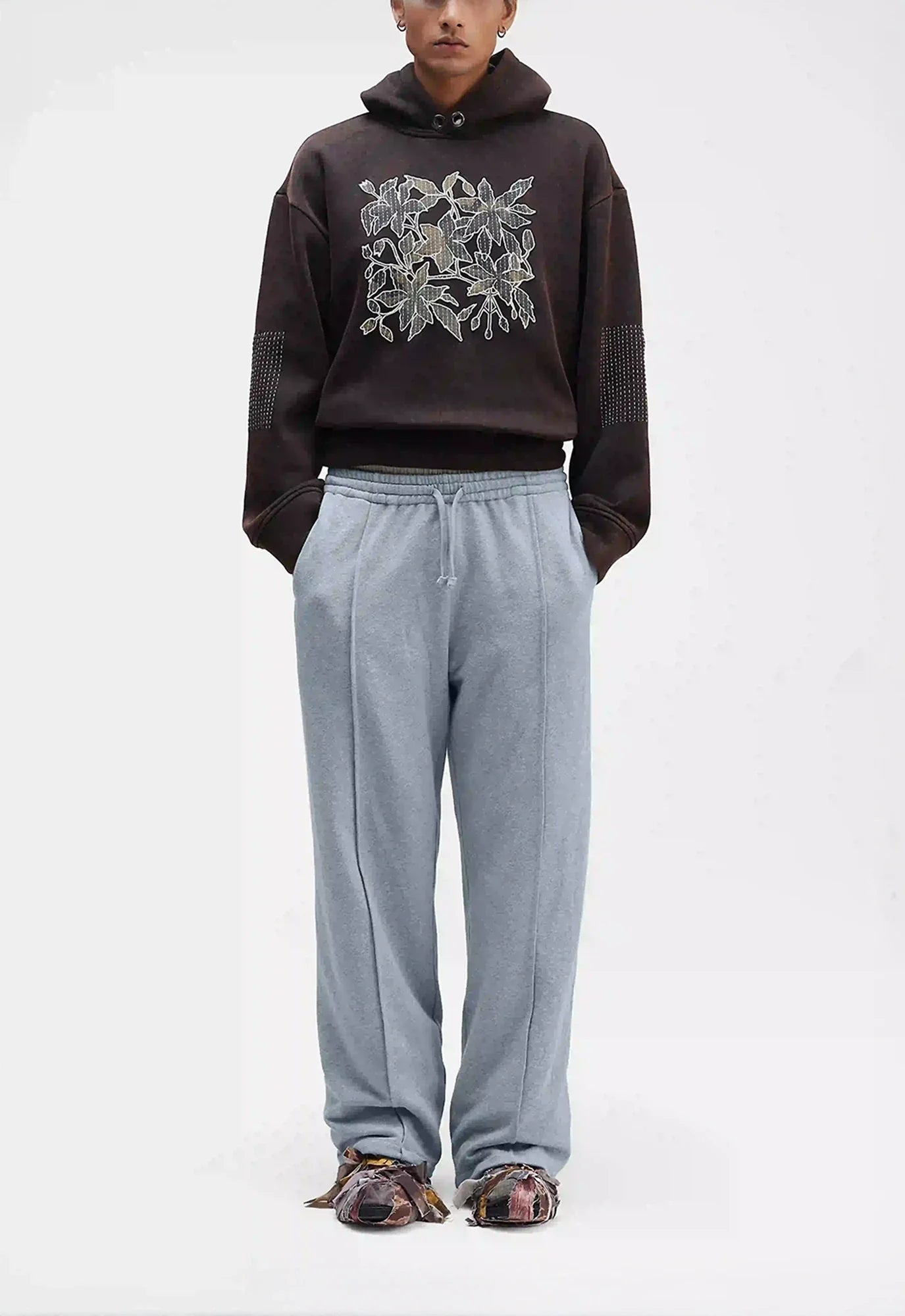 Pleated Sweatpants