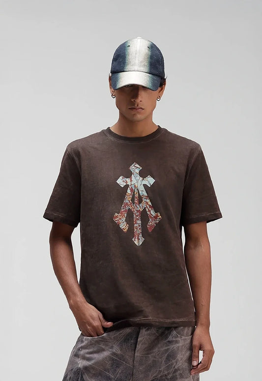 Shattered Alpha Cross Relaxed Tee