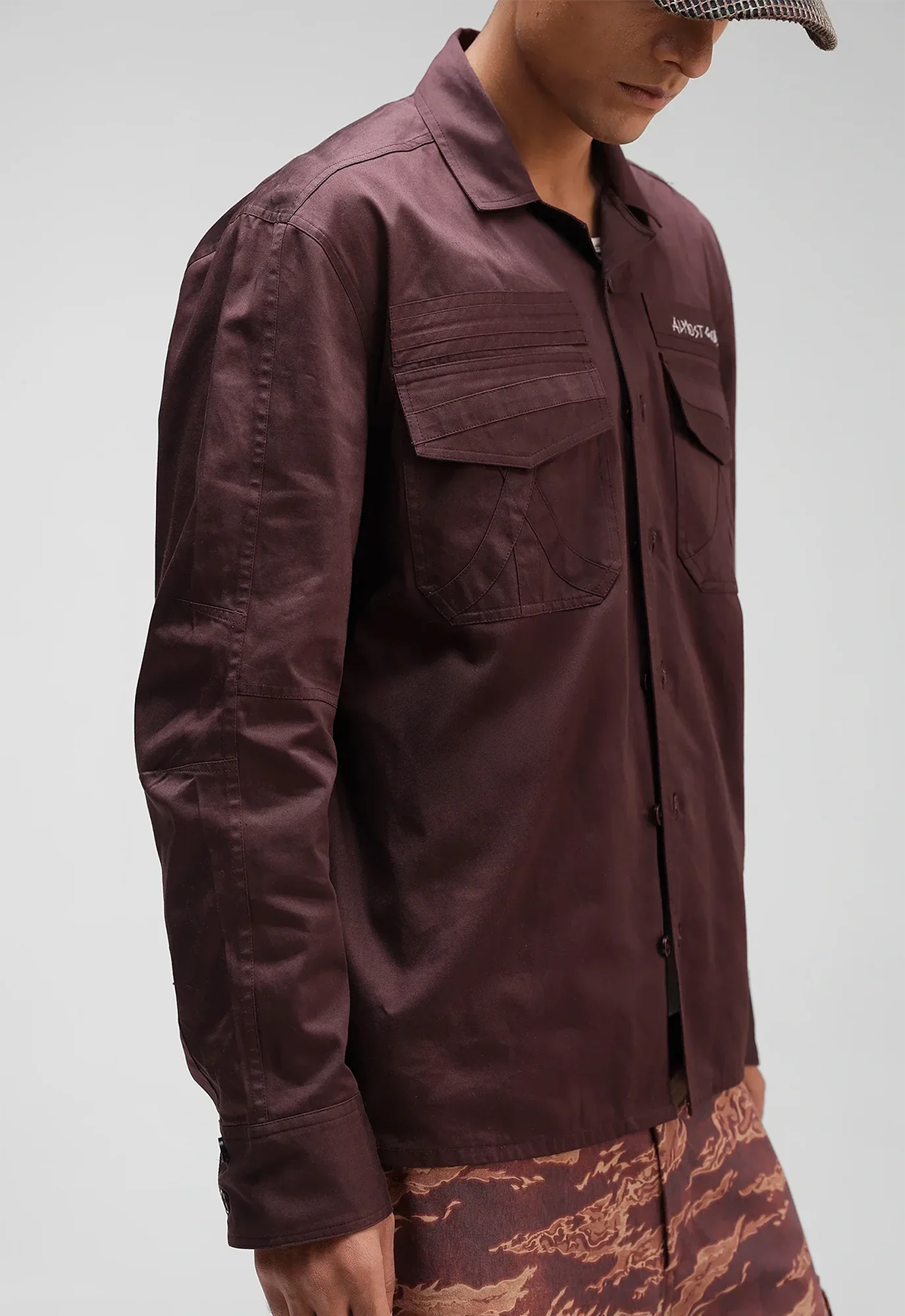 Military Relaxed Overshirt