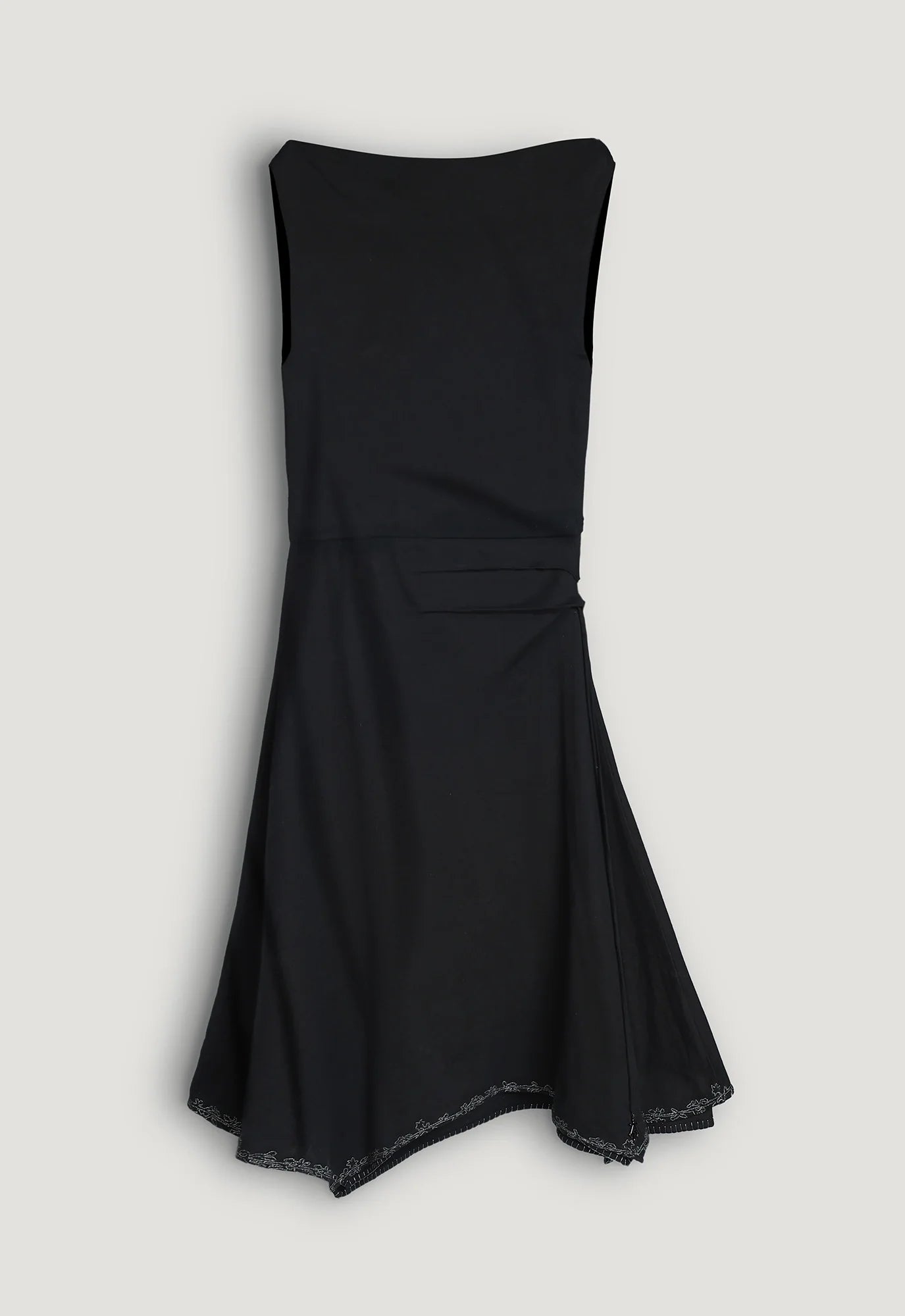 Assymetric Layered Knit Dress
