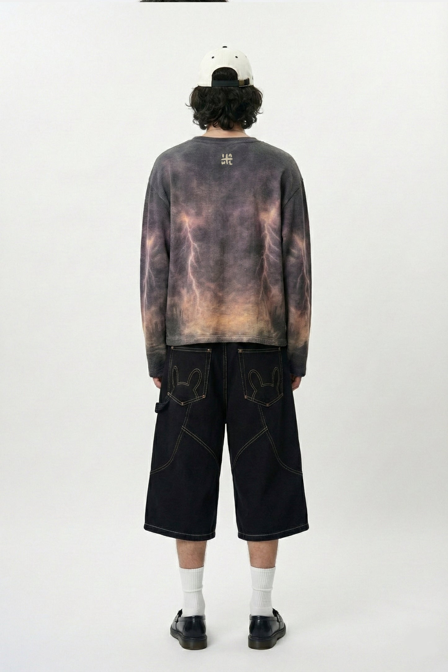Stormbound Lilac Full Sleeve Waffle Tee