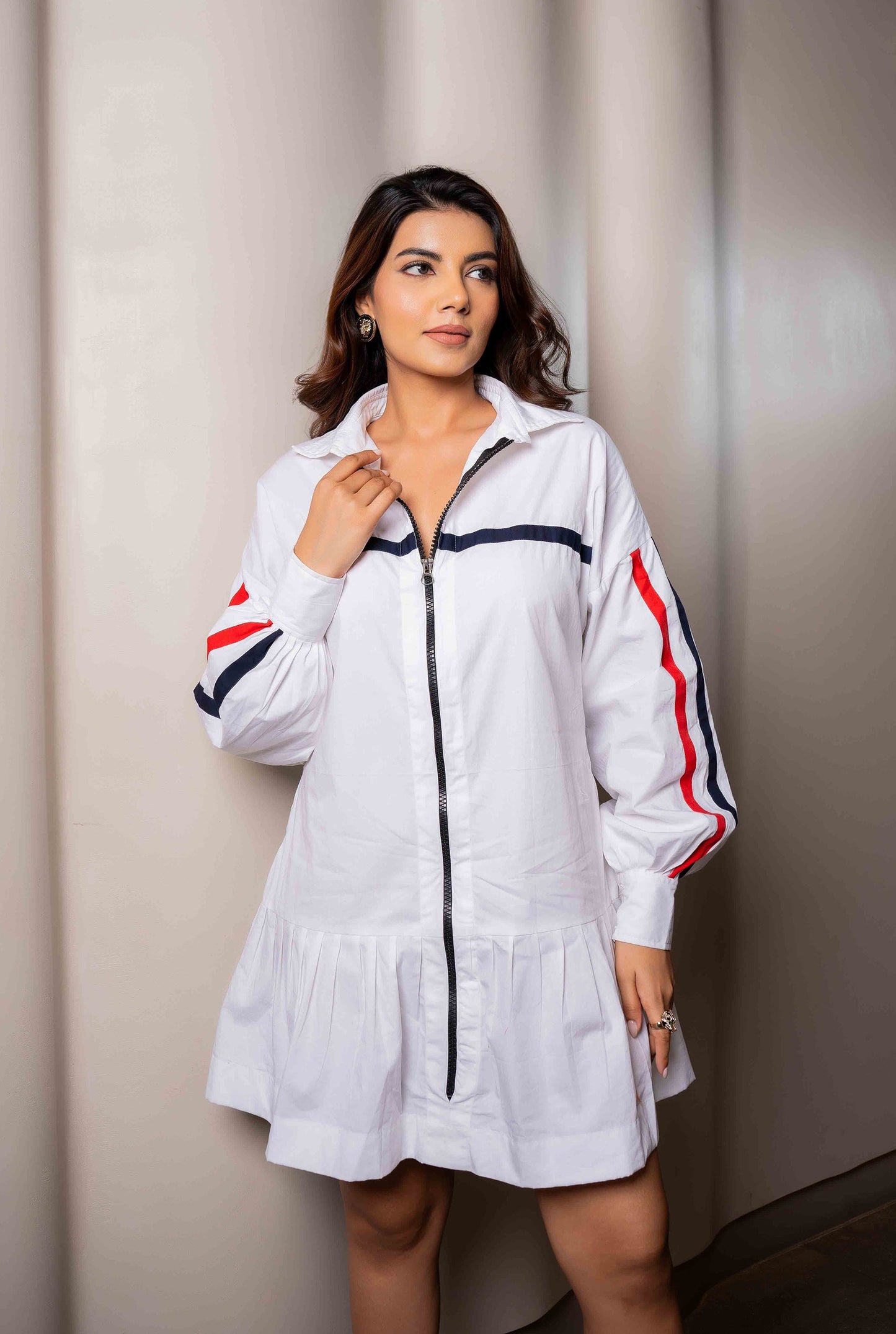 Minimal Era Full Sleeve Shirt Dress