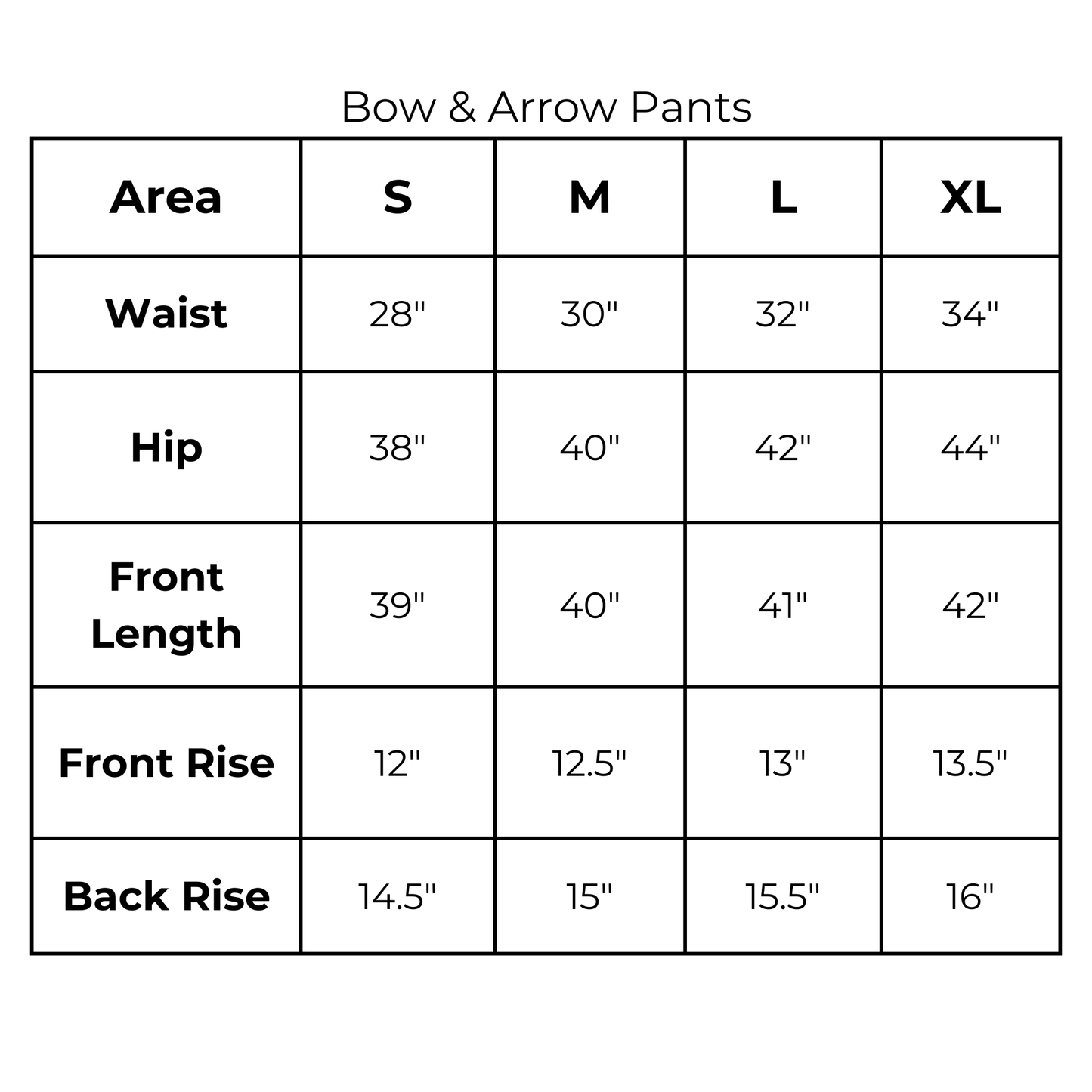 Bow & Arrow Pants