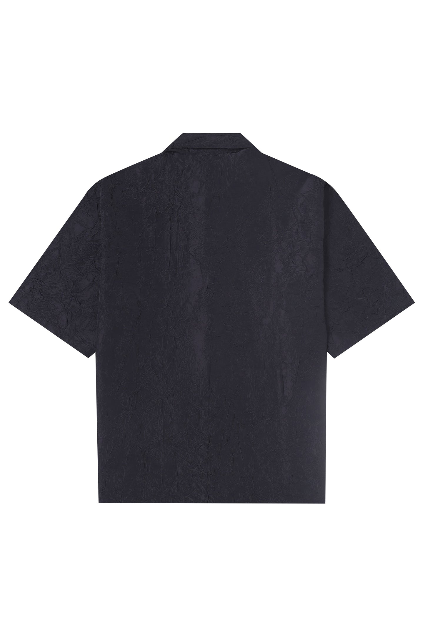 CRINKLED BLACK SHIRT