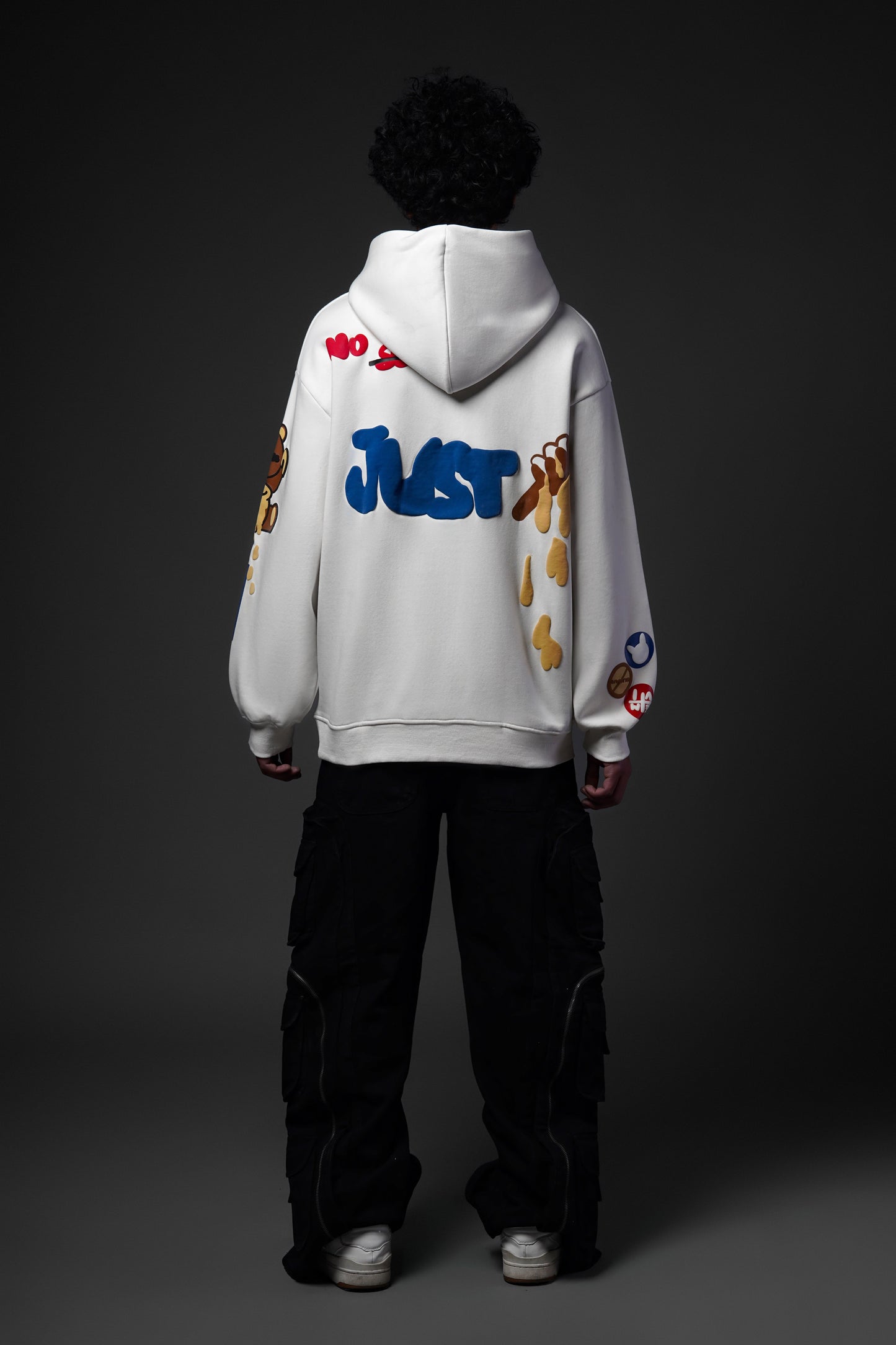 No Sugar Just Honey Ivory Hoodie - Positive Vibes Streetwear