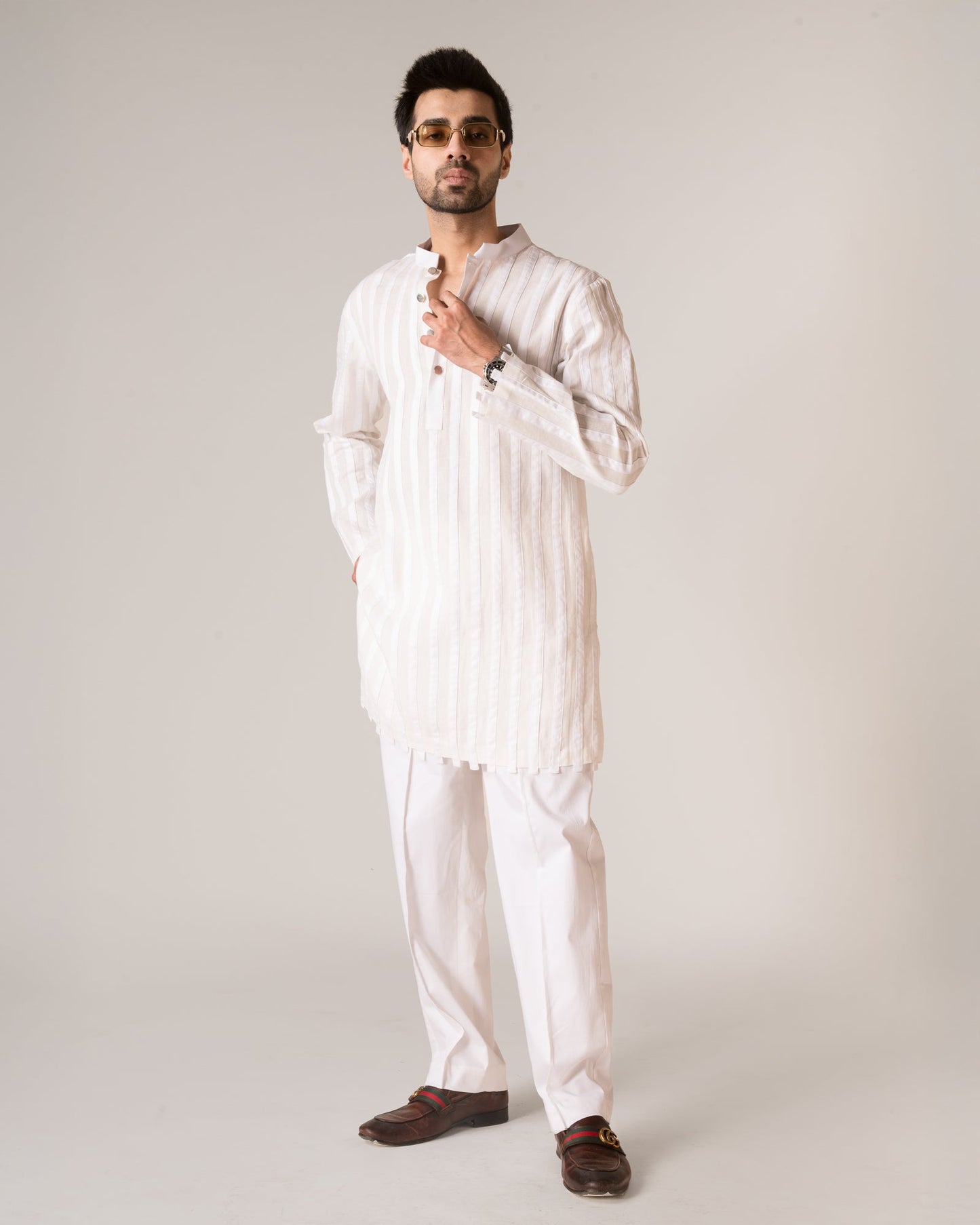 Protruding Panel Kurta