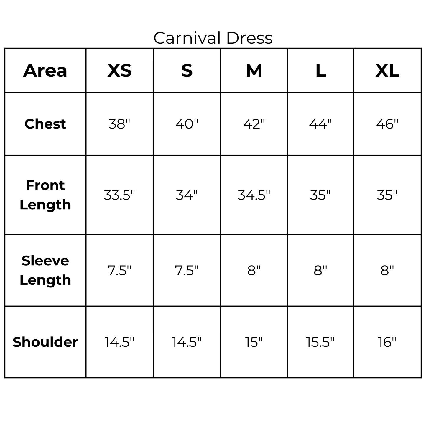 Carnival Dress