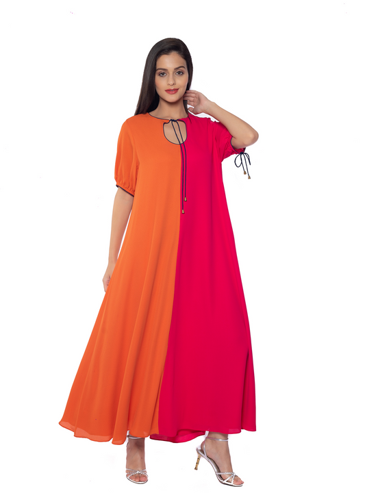 Saga Tie Detail Dress