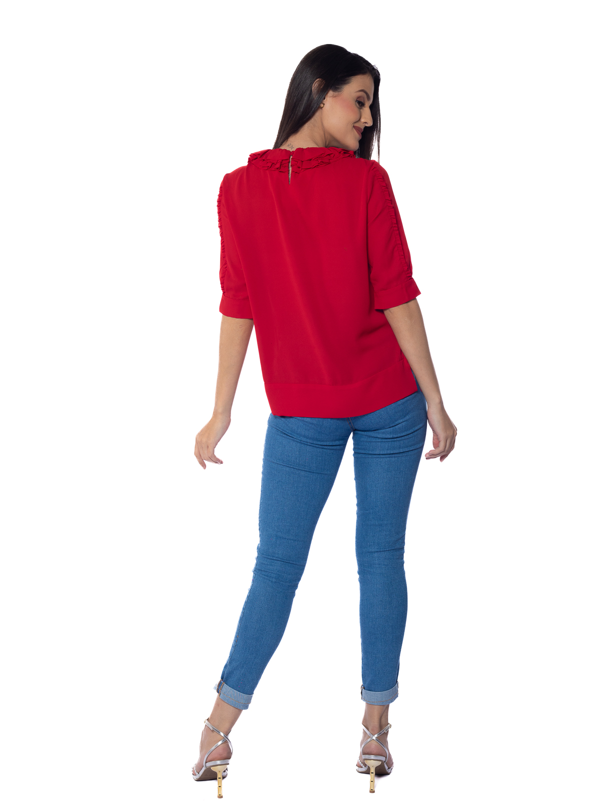 Drew Ruffle Top
