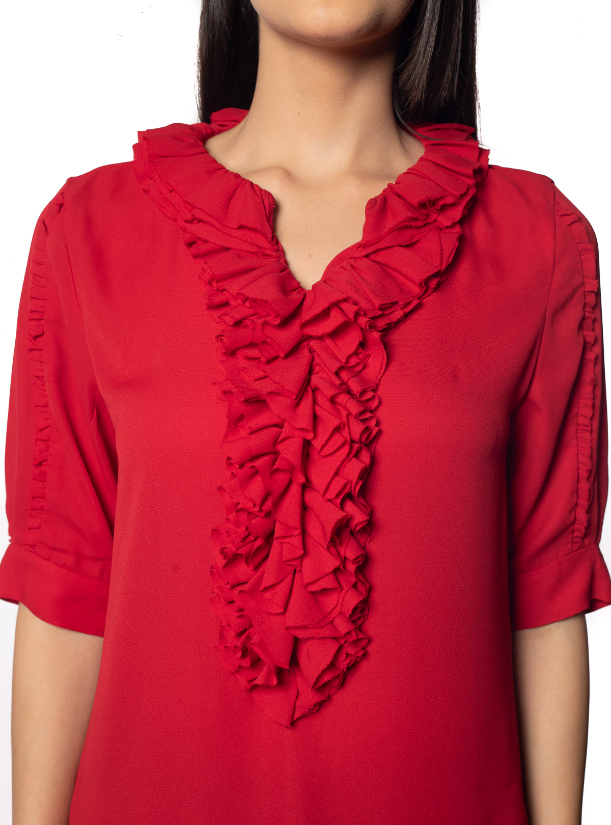 Drew Ruffle Top