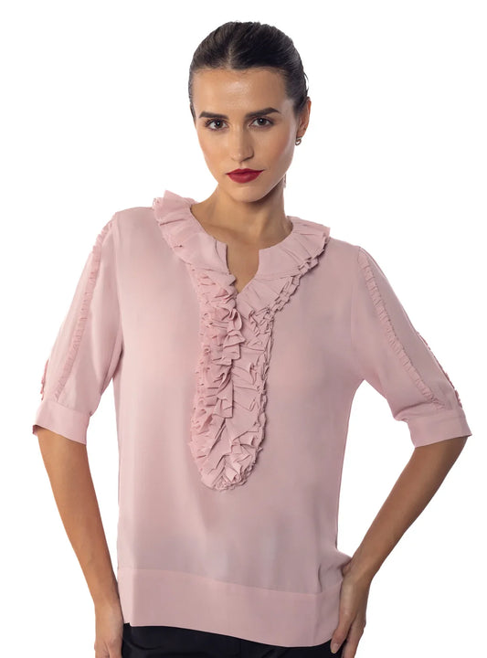 Drew Ruffle Top