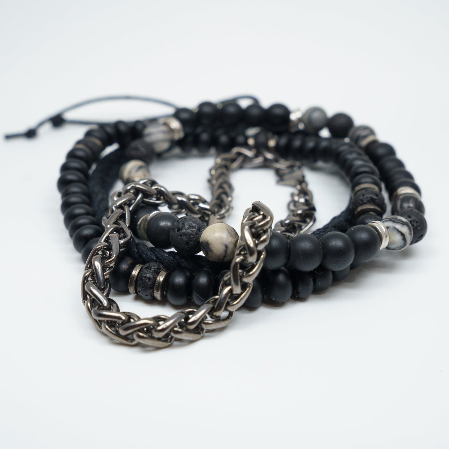Dark horizon Stack Bracelet