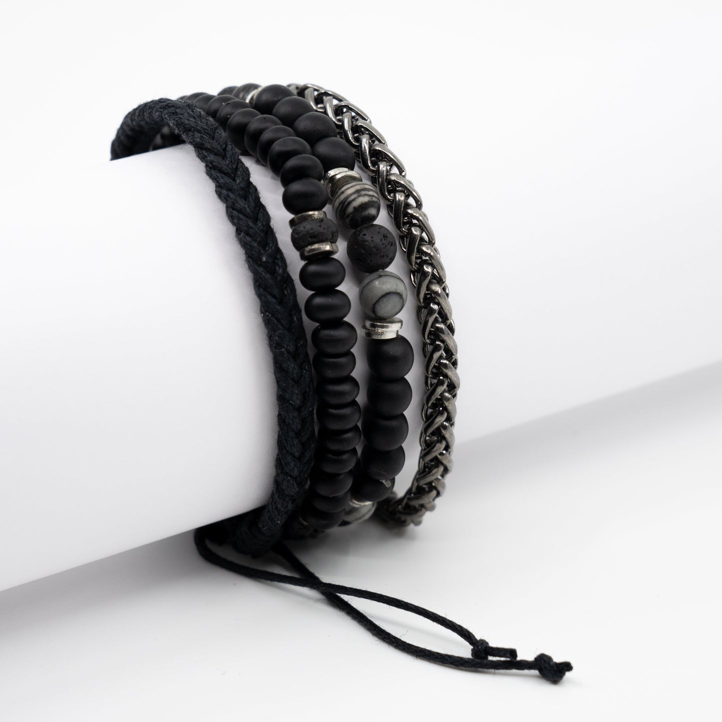 Dark horizon Stack Bracelet