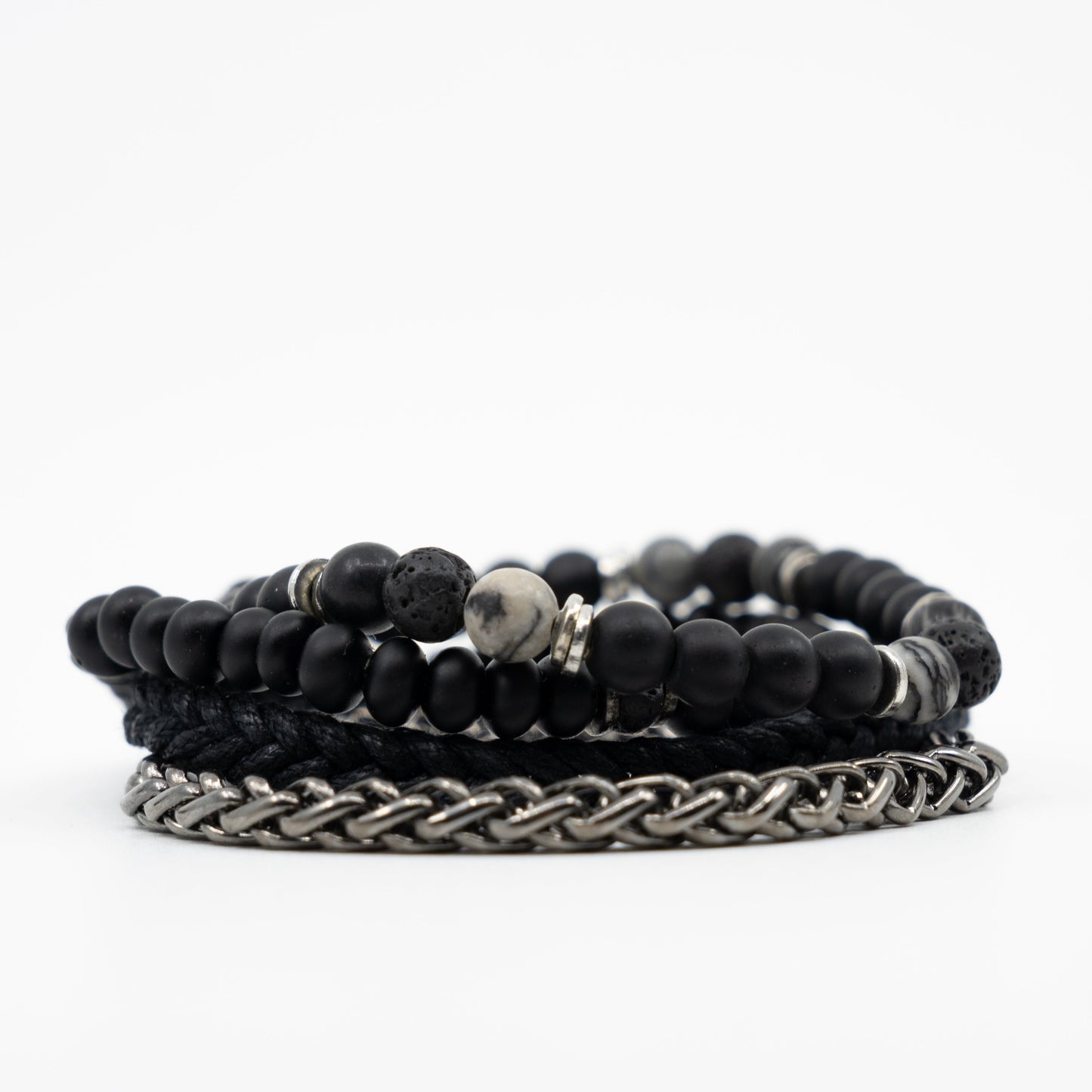 Dark horizon Stack Bracelet