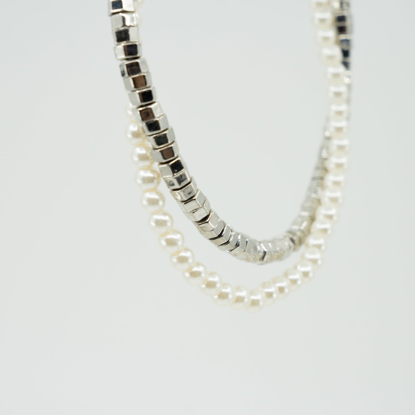 Sterling Ivory Layered Necklace