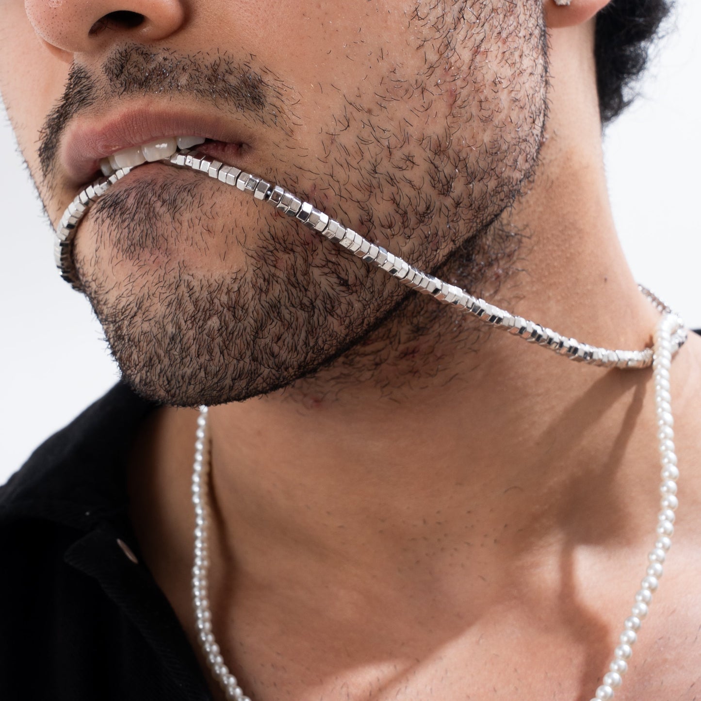 Sterling Ivory Layered Necklace