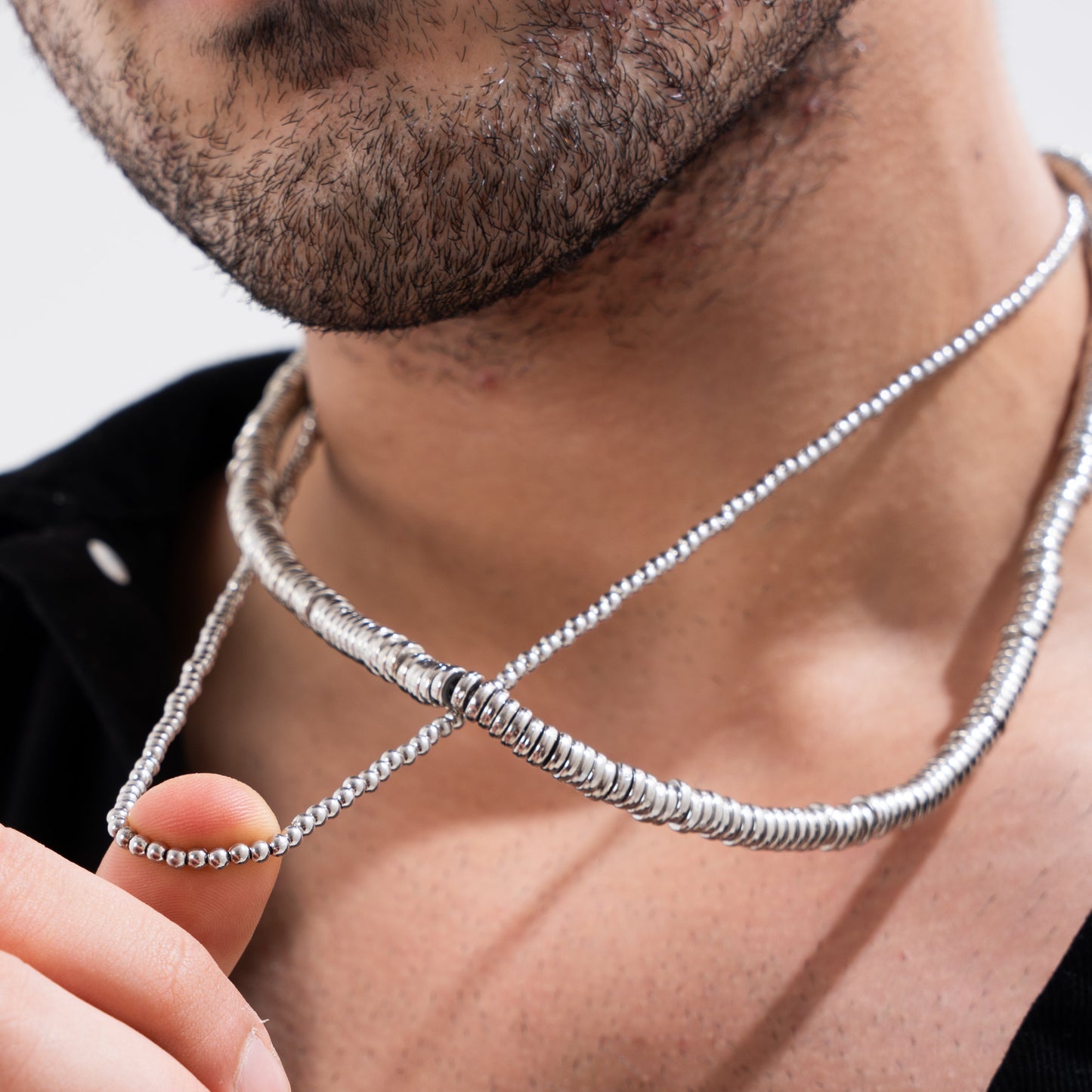 Celestial Threads Layered Necklace