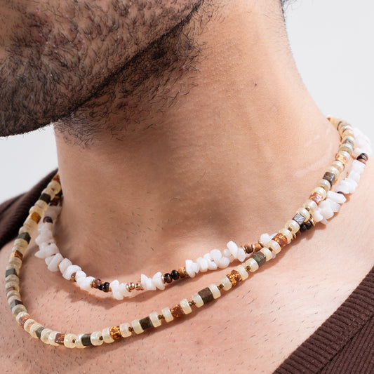 Timeless Tide Beaded Necklace