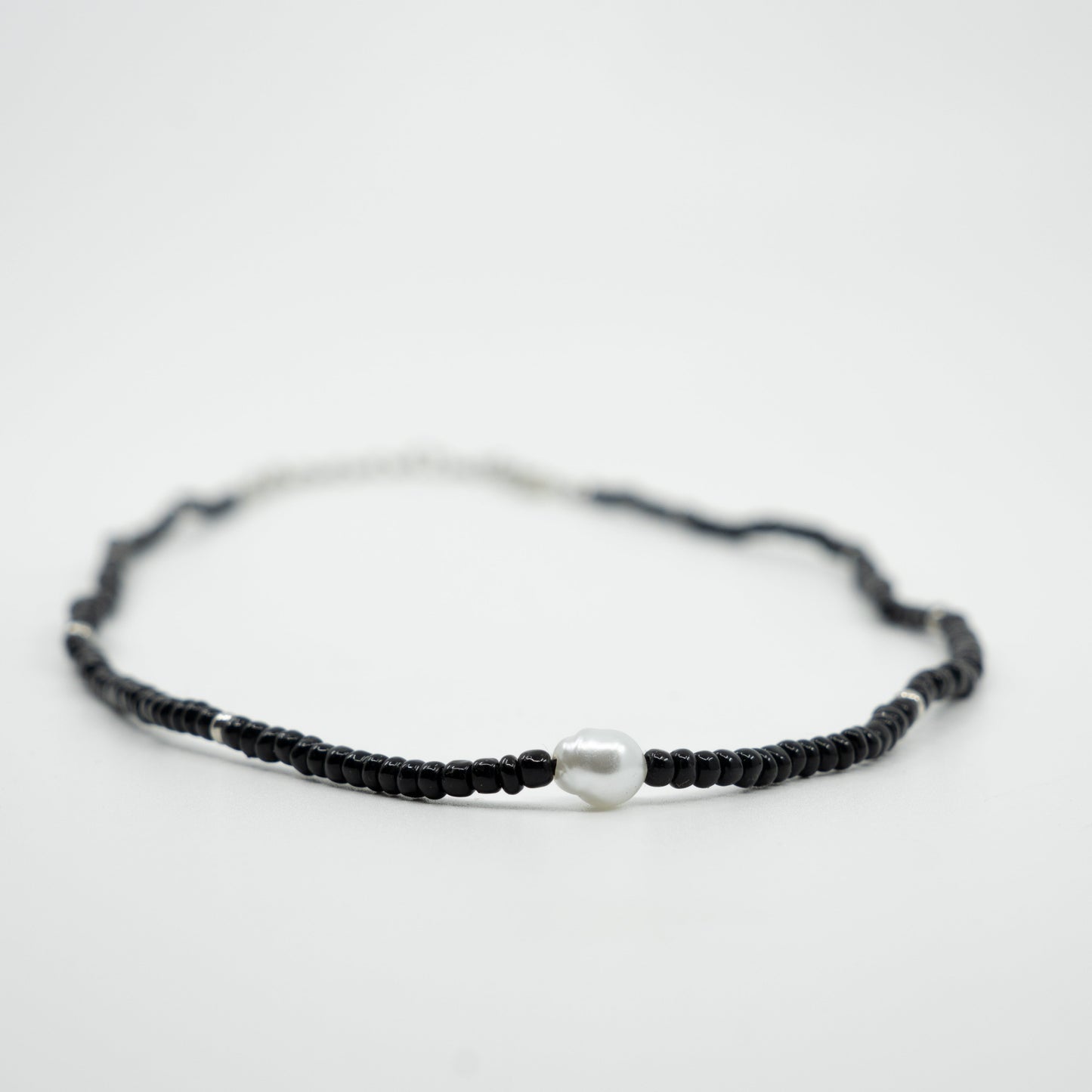 Midnight Pearl Layered Necklace