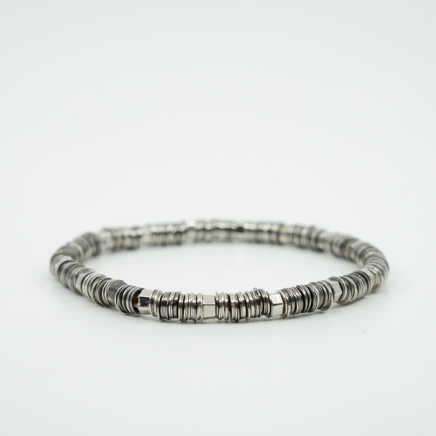 Silver Cascade Bracelet Stack