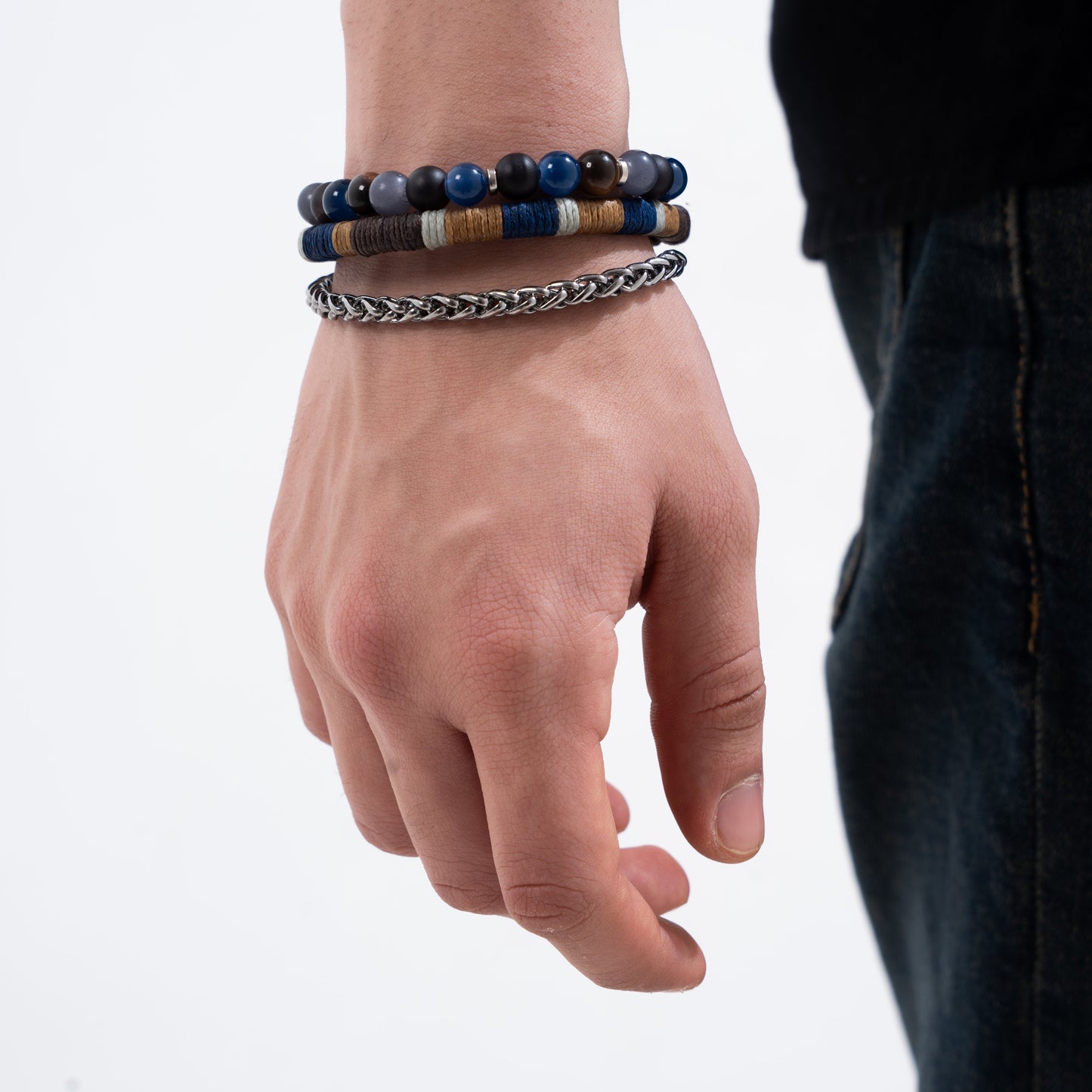Cobalt Drift Bracelet Stack