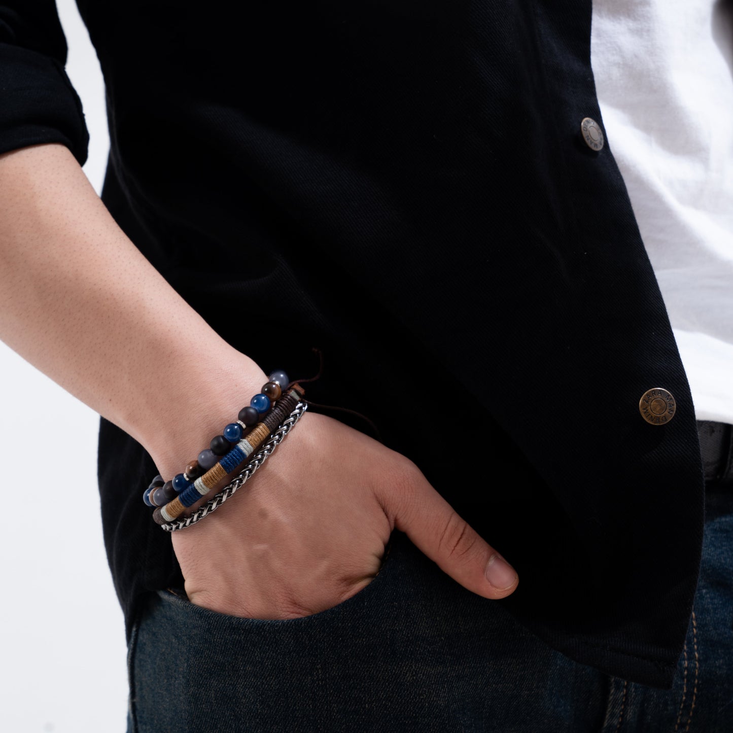 Cobalt Drift Bracelet Stack