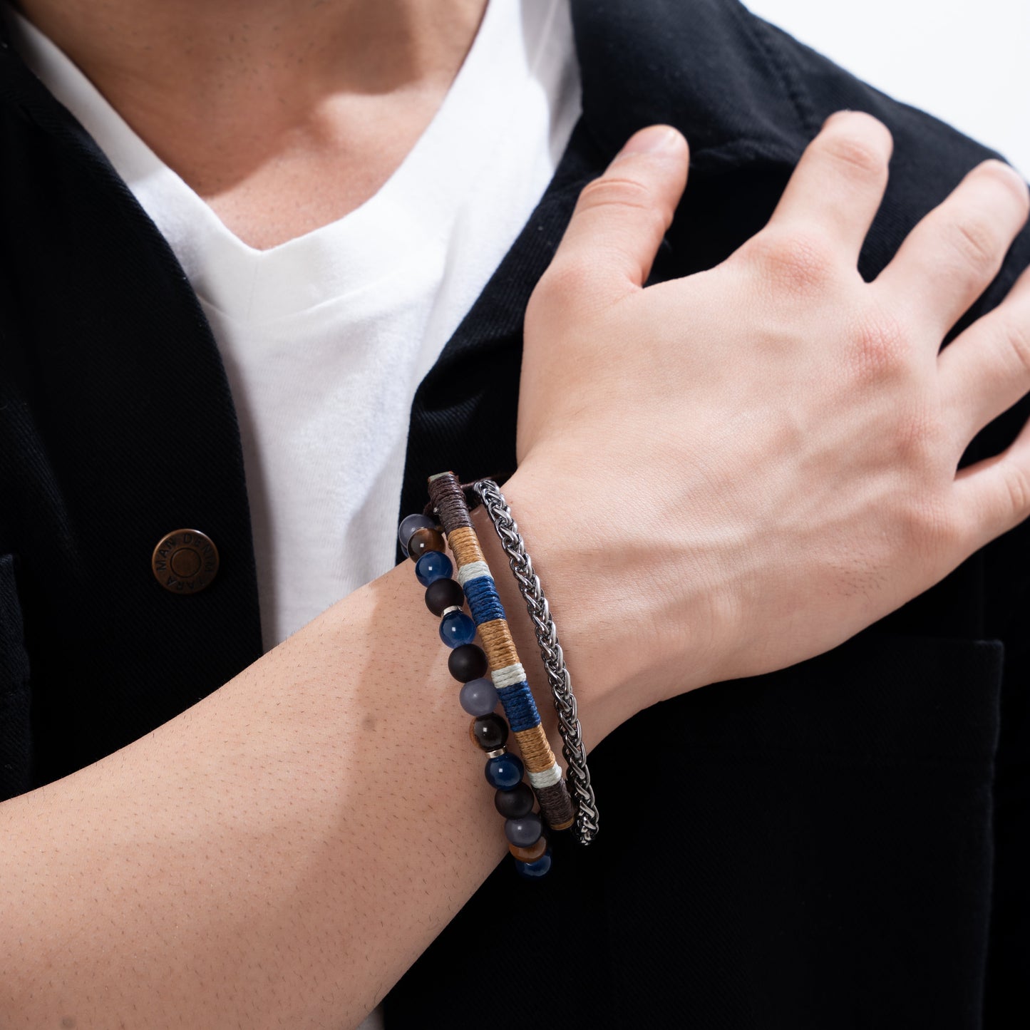 Cobalt Drift Bracelet Stack