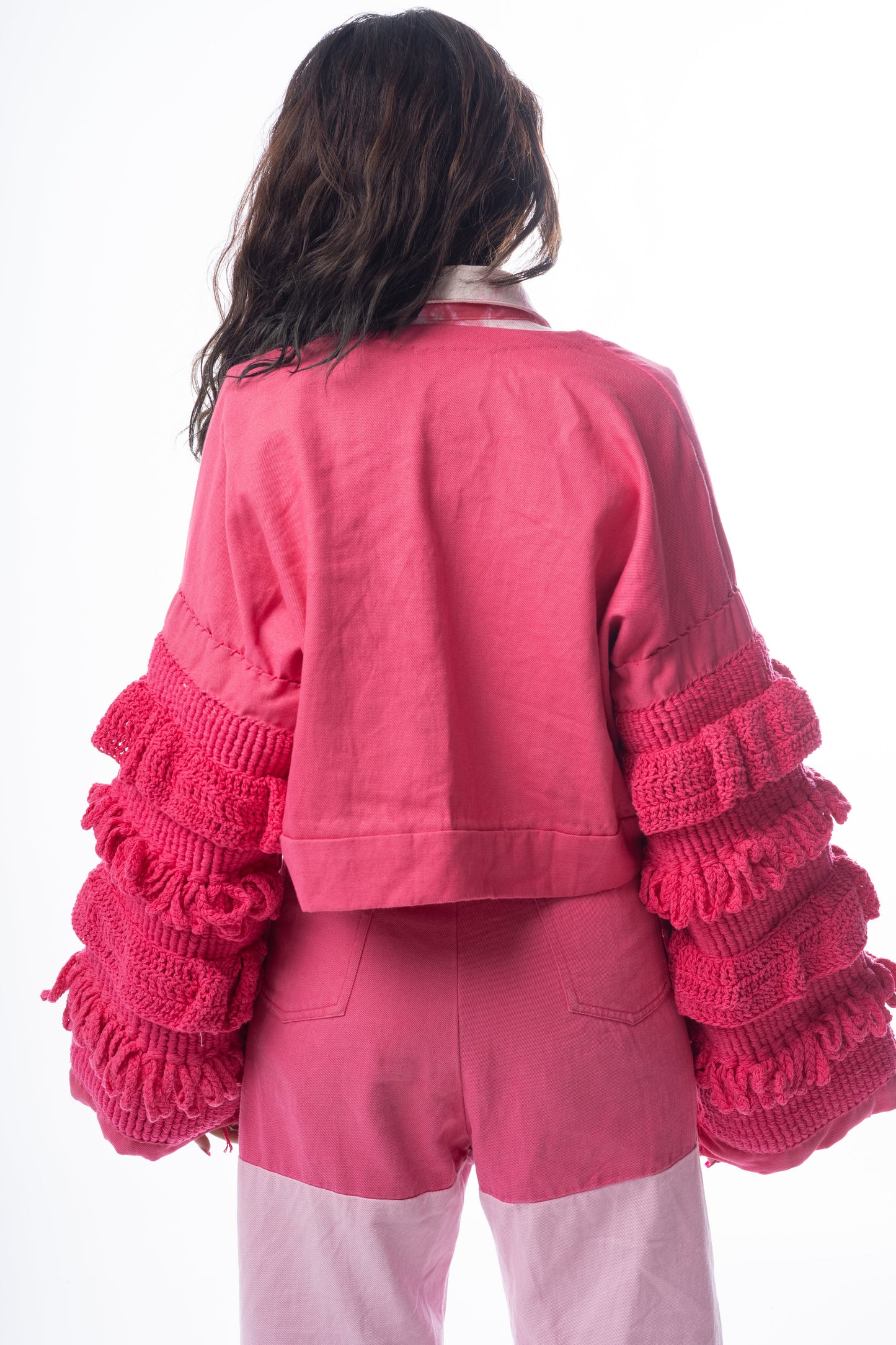 ROSE SALT WEAVE JACKET