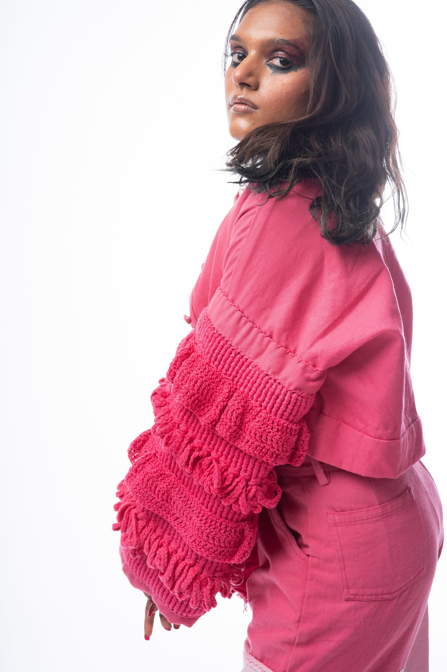 ROSE SALT WEAVE JACKET