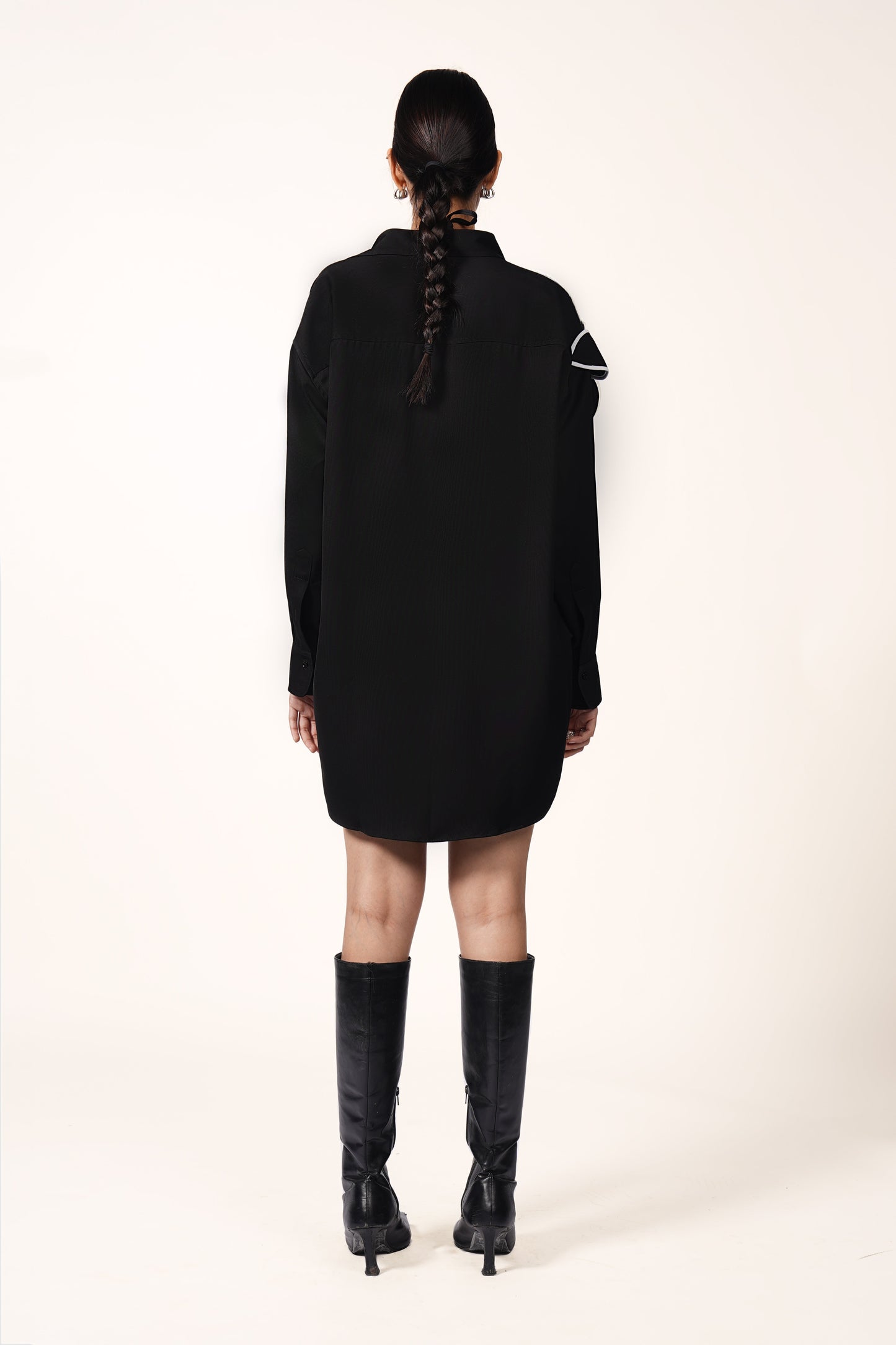 FLOWER SHIRT IN BLACK