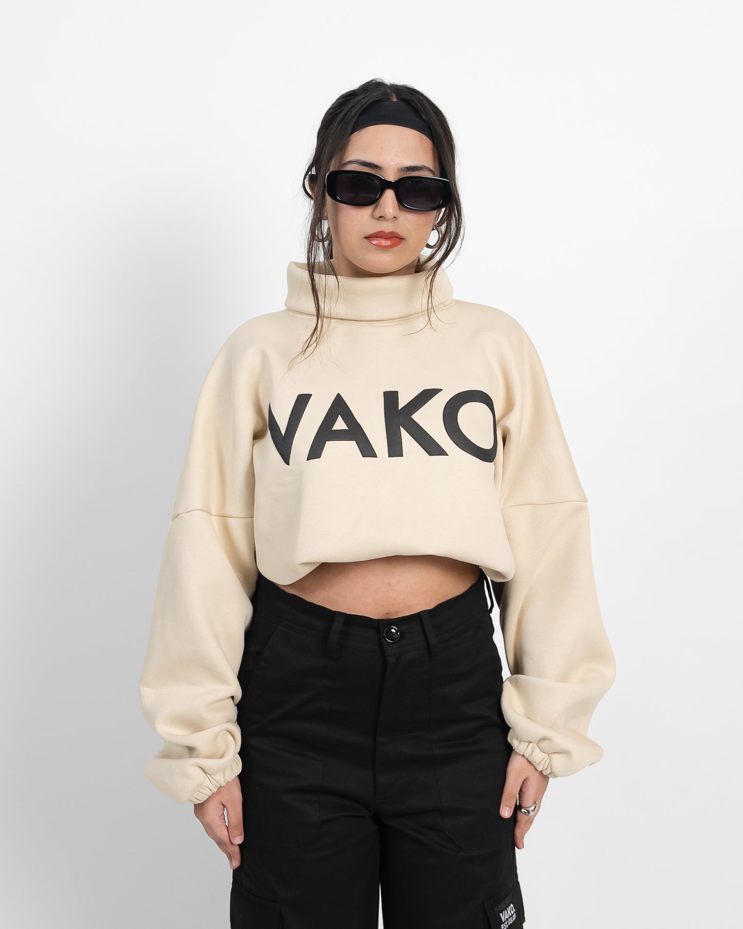 Pop-Over Crop Sweatshirt (Girls)