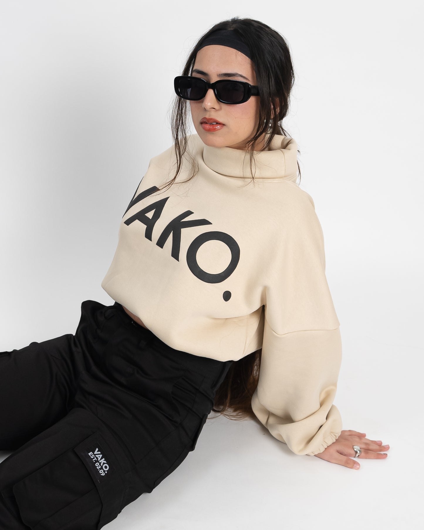 Pop-Over Crop Sweatshirt (Girls)