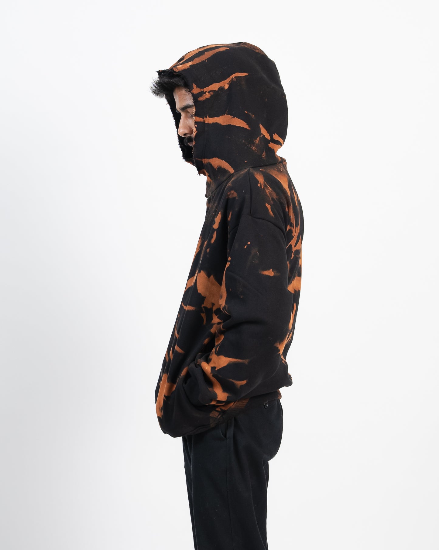 Tie Dye Orange Hoodie