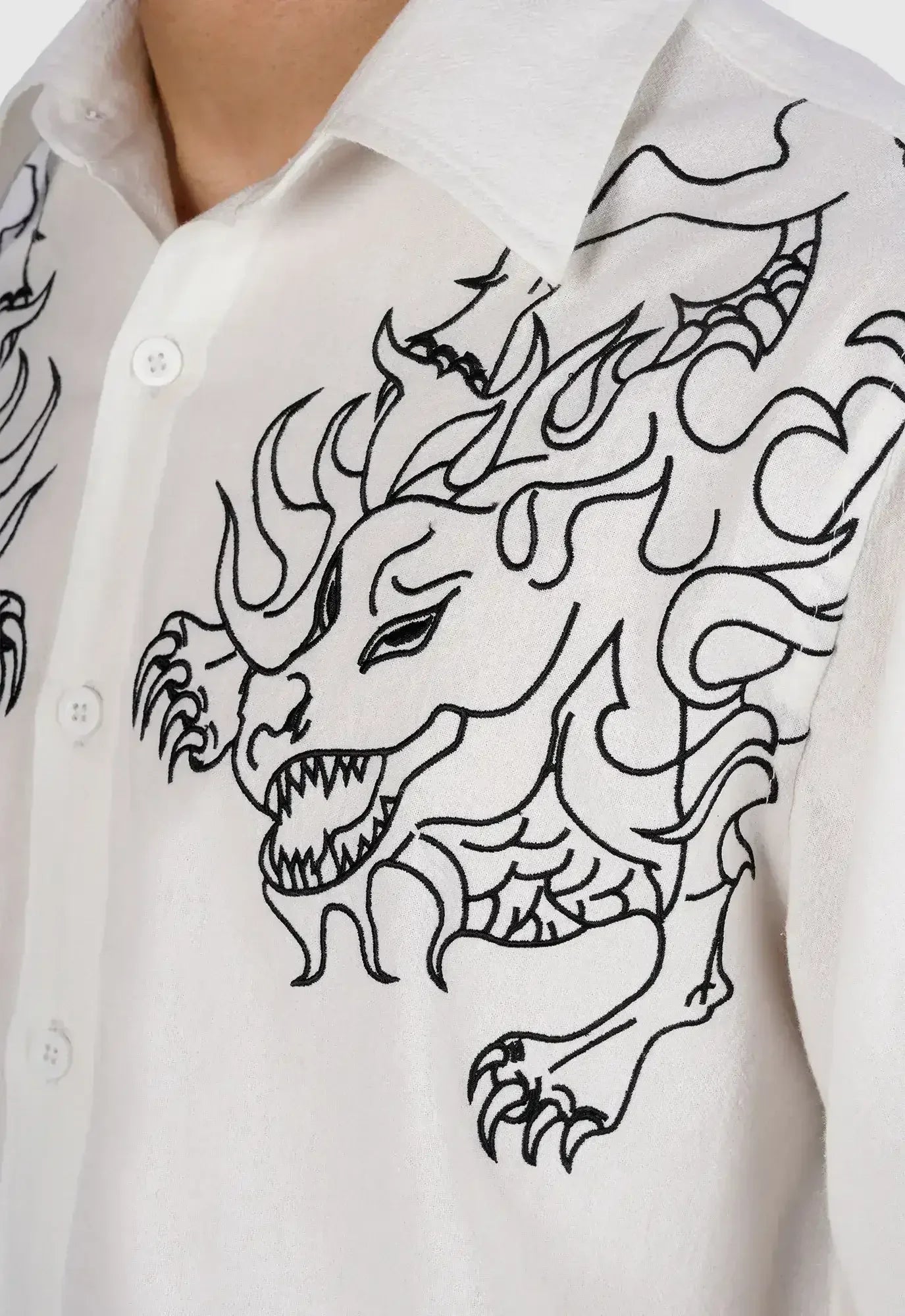 Leviathan Embroidered Shirt