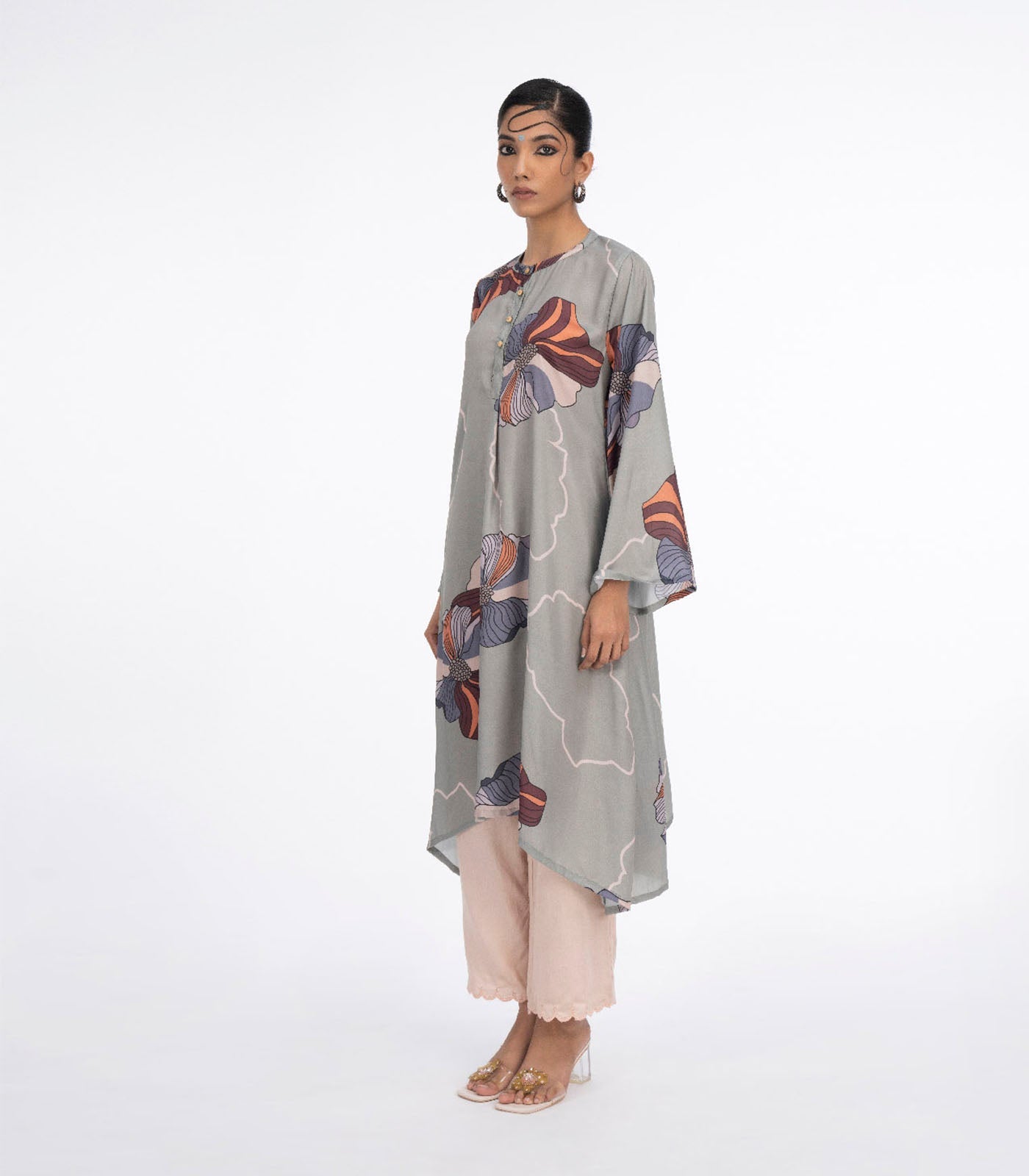 Grey kurta set