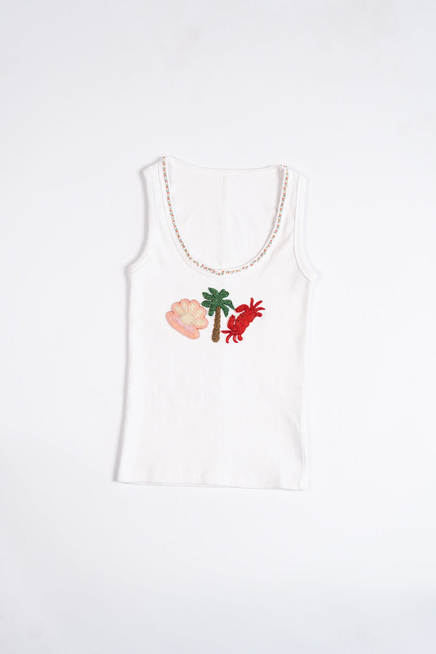 Marine tank top 2.0 - white