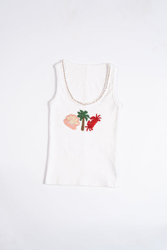 Marine tank top 2.0 - white