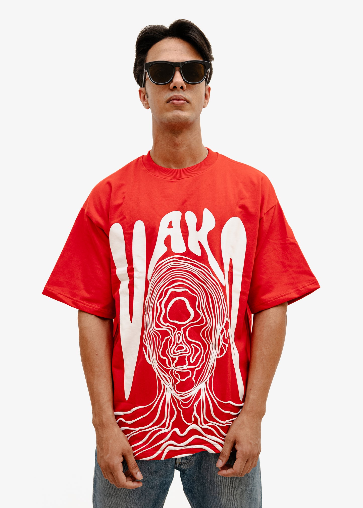 Art Face Red T-Shirt