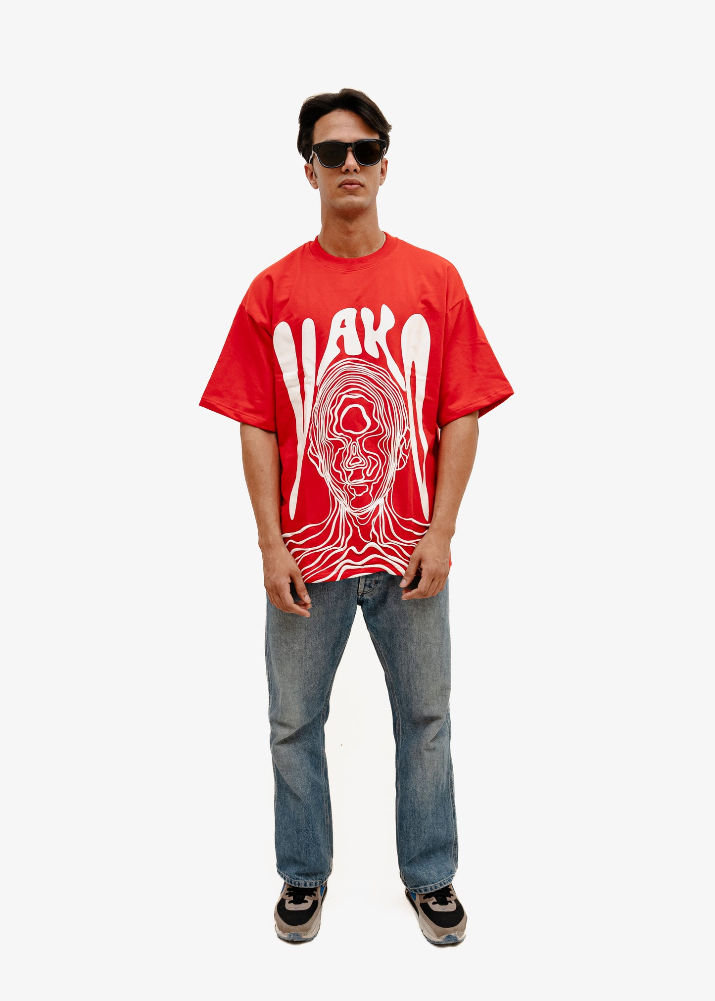 Art Face Red T-Shirt