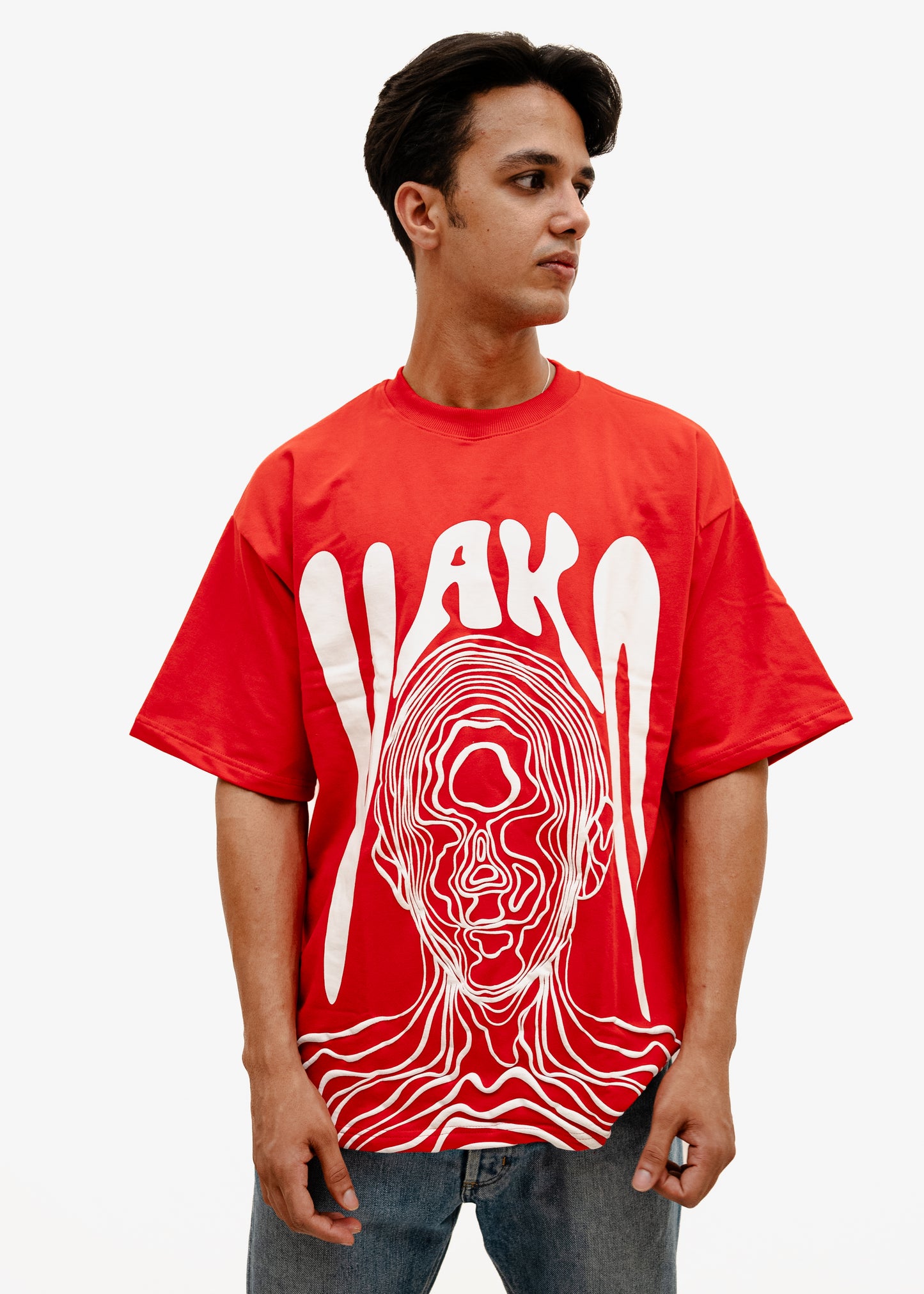 Art Face Red T-Shirt