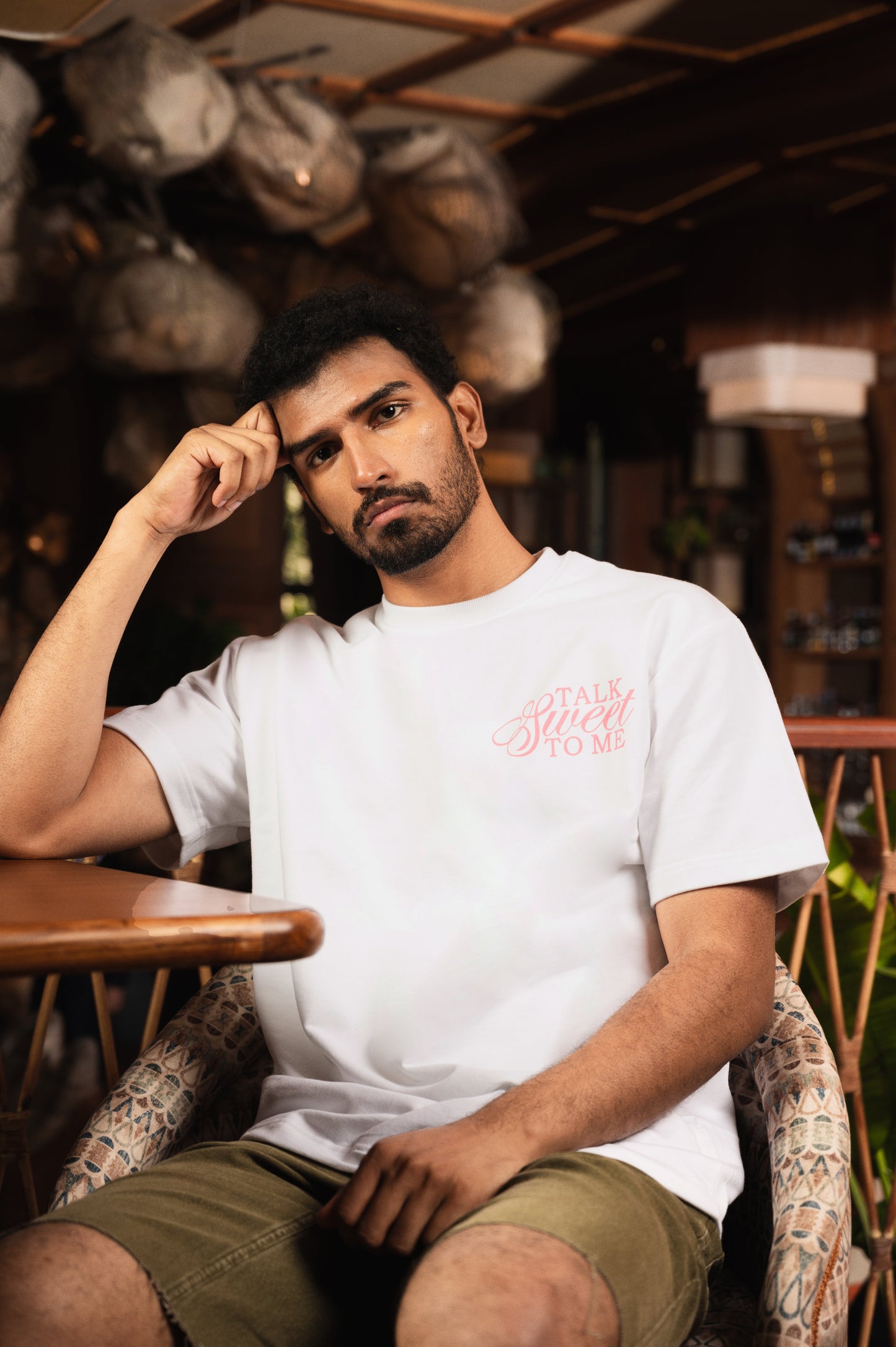 Talk Sweet To Me Tshirt In White